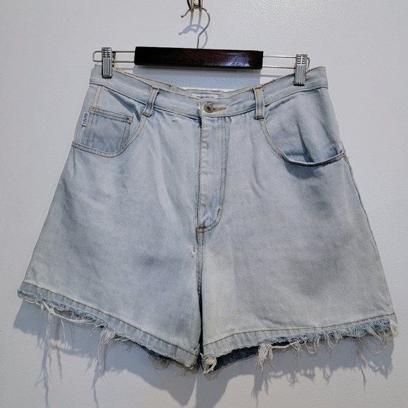 Vintage Cut-Off Esprit High Rise Shorts Mom Shorts Distressed Light was Size 11 - Picture 3 of 17